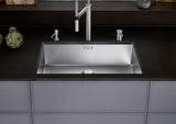 BLANCO CLARON 700-U Durinox Edelstahl Durinox ohne Ablauffernbedienung keine Beckenlage 523387