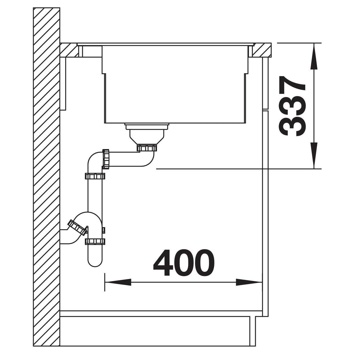 BLANCO ETAGON 6-F SILGRANIT mit Ablauffernbedienung mit Zubehör anthrazit 527675