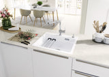 BLANCO ETAGON 6 Keramik mit Ablauffernbedienung magnolia glänzend 525157