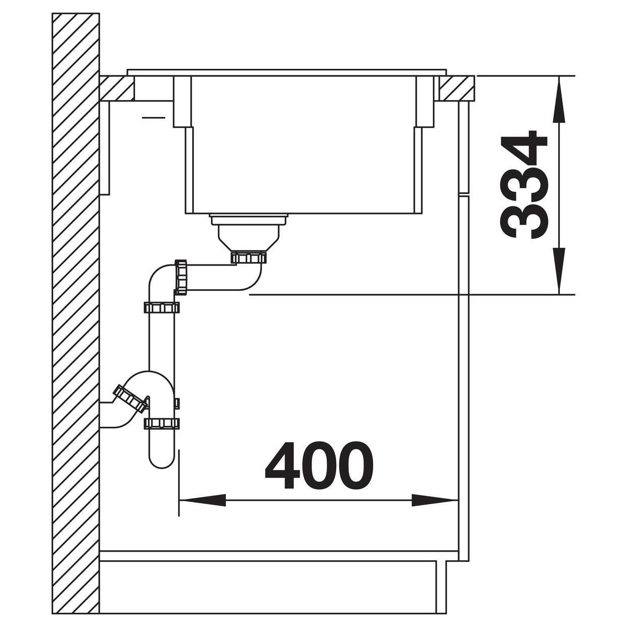 BLANCO ETAGON 6 Keramik mit Ablauffernbedienung basalt 525161