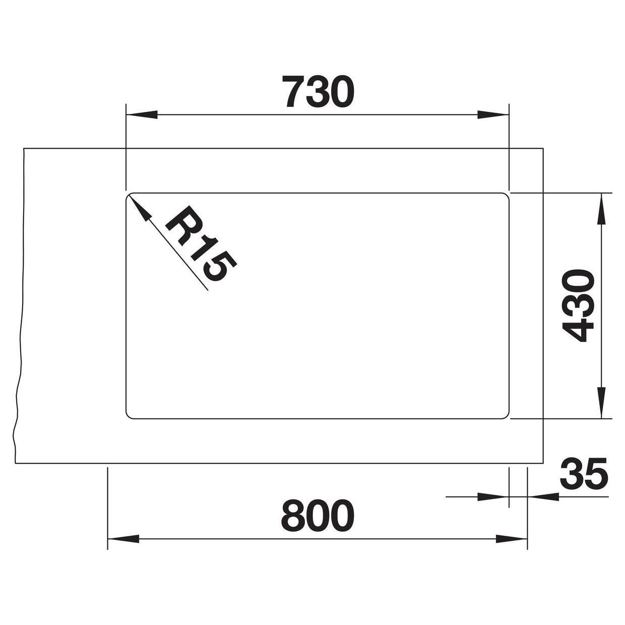 BLANCO ETAGON 700-IF Edelstahl Seidenglanz ohne Ablauffernbedienung mit Zubehör 524272