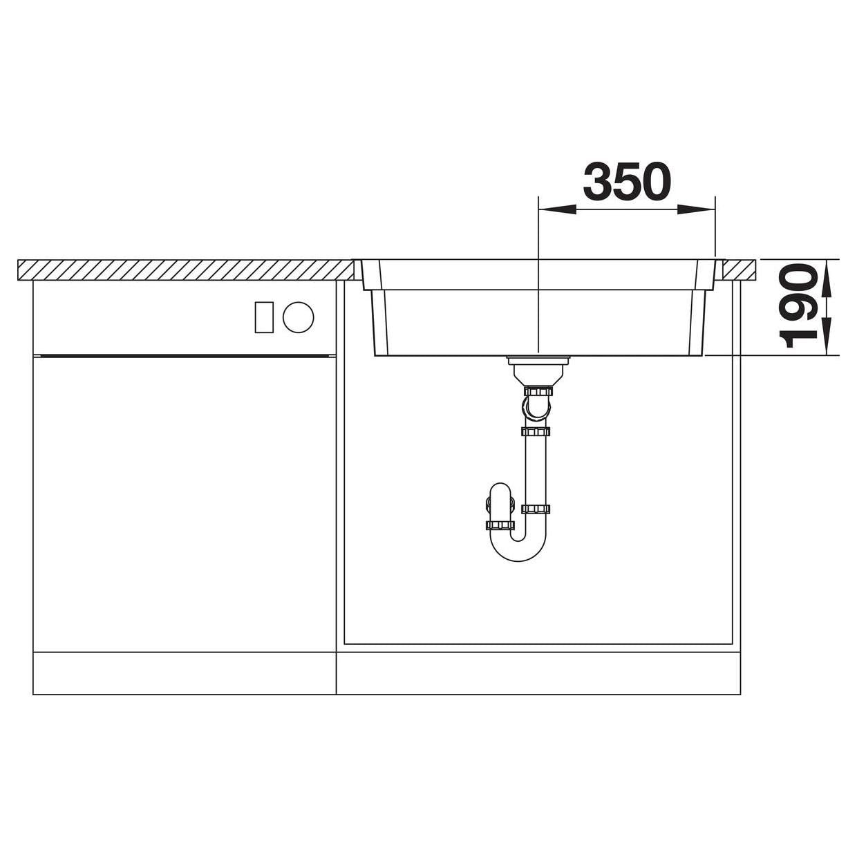 BLANCO ETAGON 700-IF Edelstahl Seidenglanz ohne Ablauffernbedienung mit Zubehör 524272