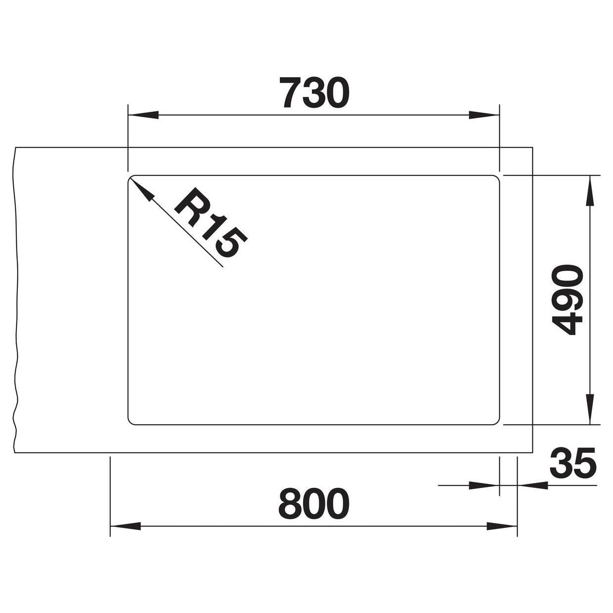 BLANCO ETAGON 700-IF/A Edelstahl Seidenglanz mit Ablauffernbedienung mit Zubehör 524274