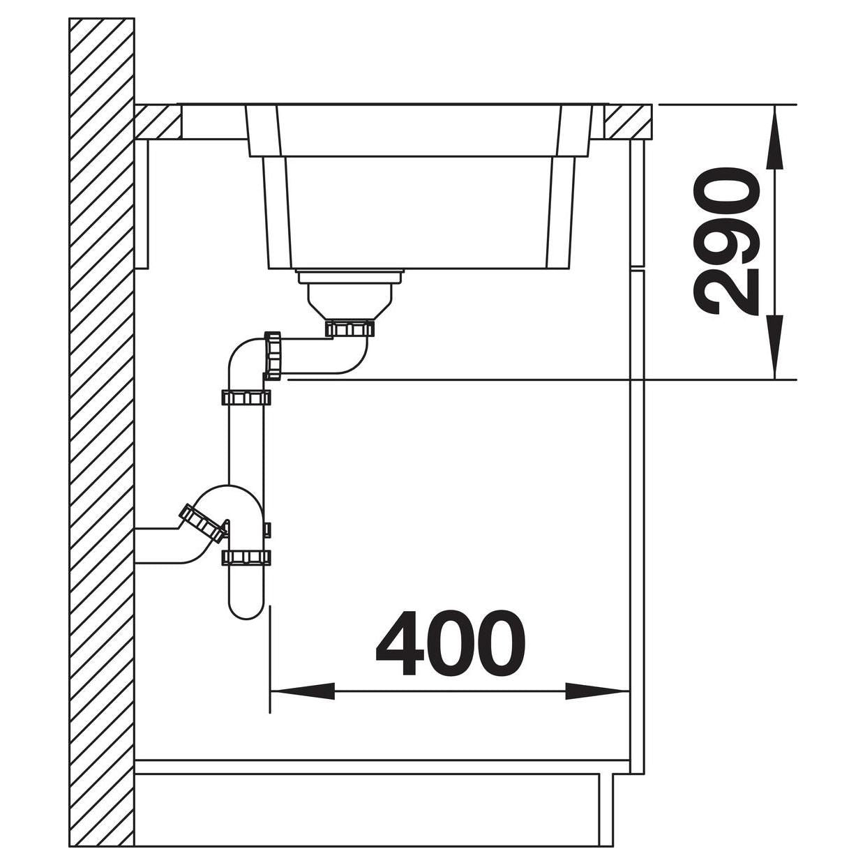 BLANCO ETAGON 700-IF/A Edelstahl Seidenglanz mit Ablauffernbedienung mit Zubehör 524274