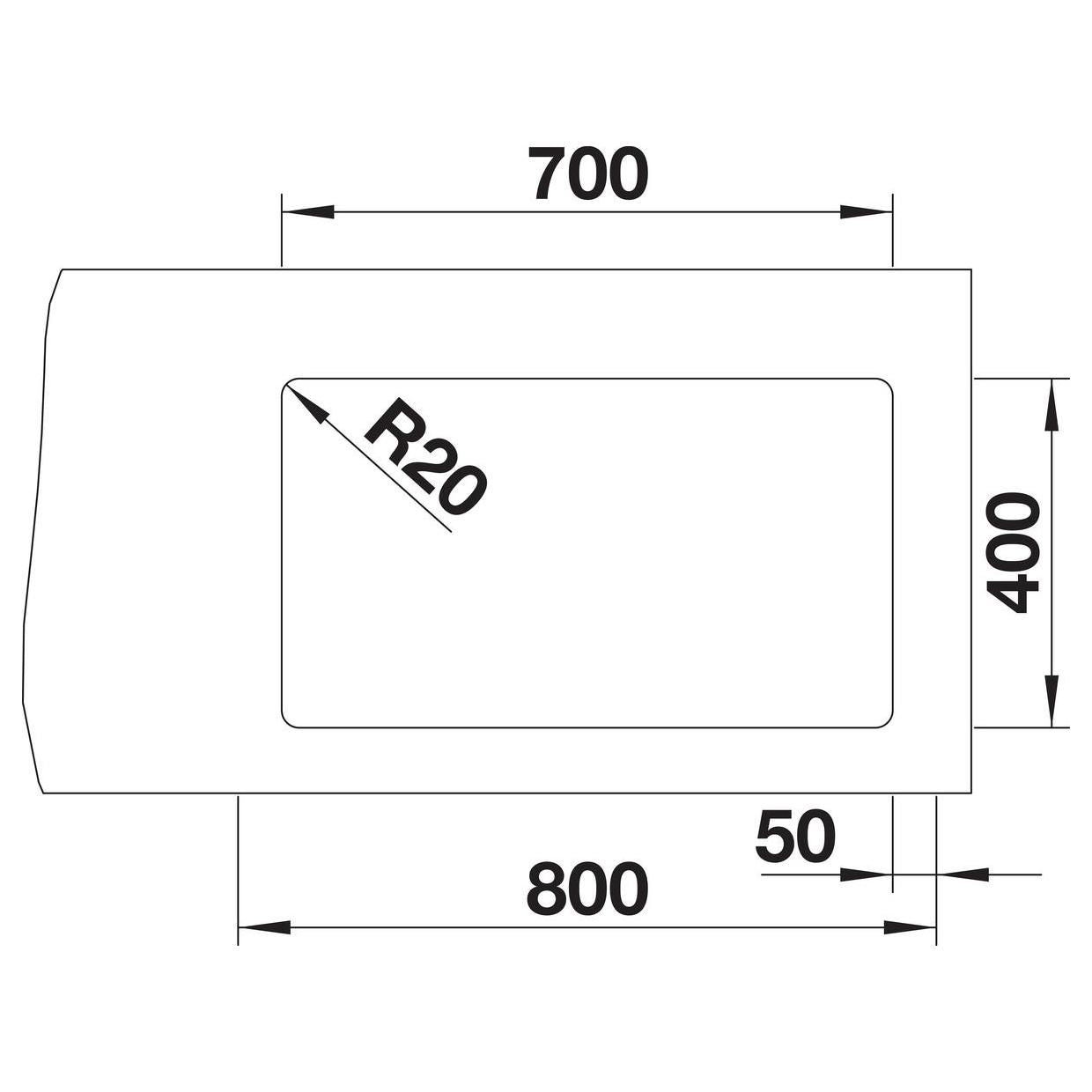 BLANCO ETAGON 700-U SILGRANIT ohne Ablauffernbedienung mit Zubehör vulkangrau 527261