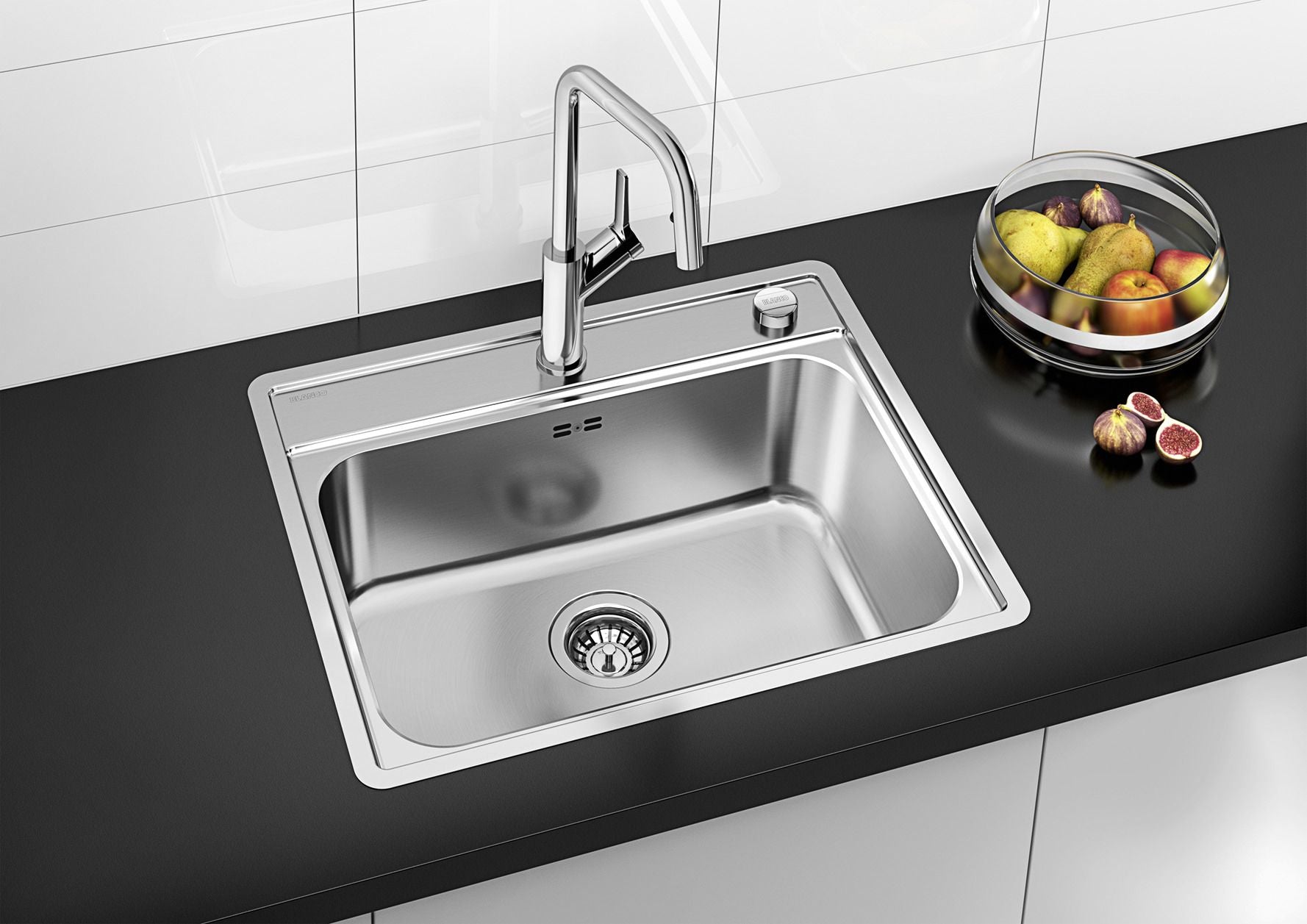 BLANCO LEMIS 6-IF Edelstahl Bürstfinish mit Ablauffernbedienung 525109