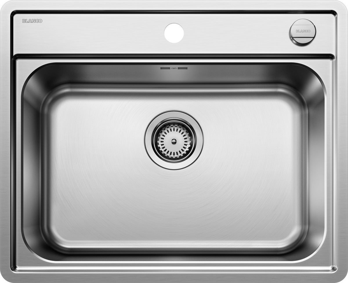 BLANCO LEMIS 6-IF Edelstahl Bürstfinish mit Ablauffernbedienung 525109
