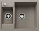 BLANCO METRA 6 SILGRANIT mit Ablauffernbedienung reversibel tartufo 517351