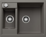BLANCO METRA 6 SILGRANIT mit Ablauffernbedienung reversibel vulkangrau 527295