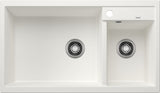 BLANCO METRA 9 SILGRANIT ohne Ablauffernbedienung Hauptbecken links weiß 513269