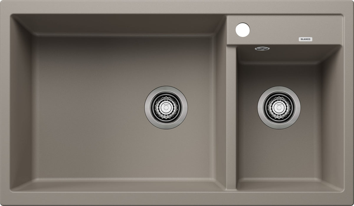 BLANCO METRA 9 SILGRANIT ohne Ablauffernbedienung Hauptbecken links tartufo 517364