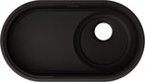 BLANCO OOVALON 700-IF VELGRANIT ohne Ablauffernbedienung mit Zubehör mystic black 527991