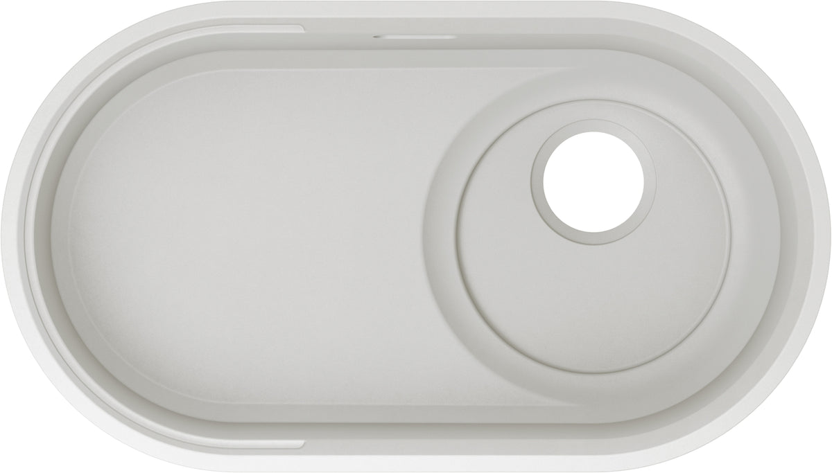 BLANCO OOVALON 700-IF VELGRANIT ohne Ablauffernbedienung mit Zubehör cloud white 527992
