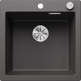 BLANCO PLEON 5 SILGRANIT mit Ablauffernbedienung felsgrau 523677