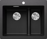 BLANCO PLEON 6 Split SILGRANIT ohne Ablauffernbedienung Hauptbecken links anthrazit 521689