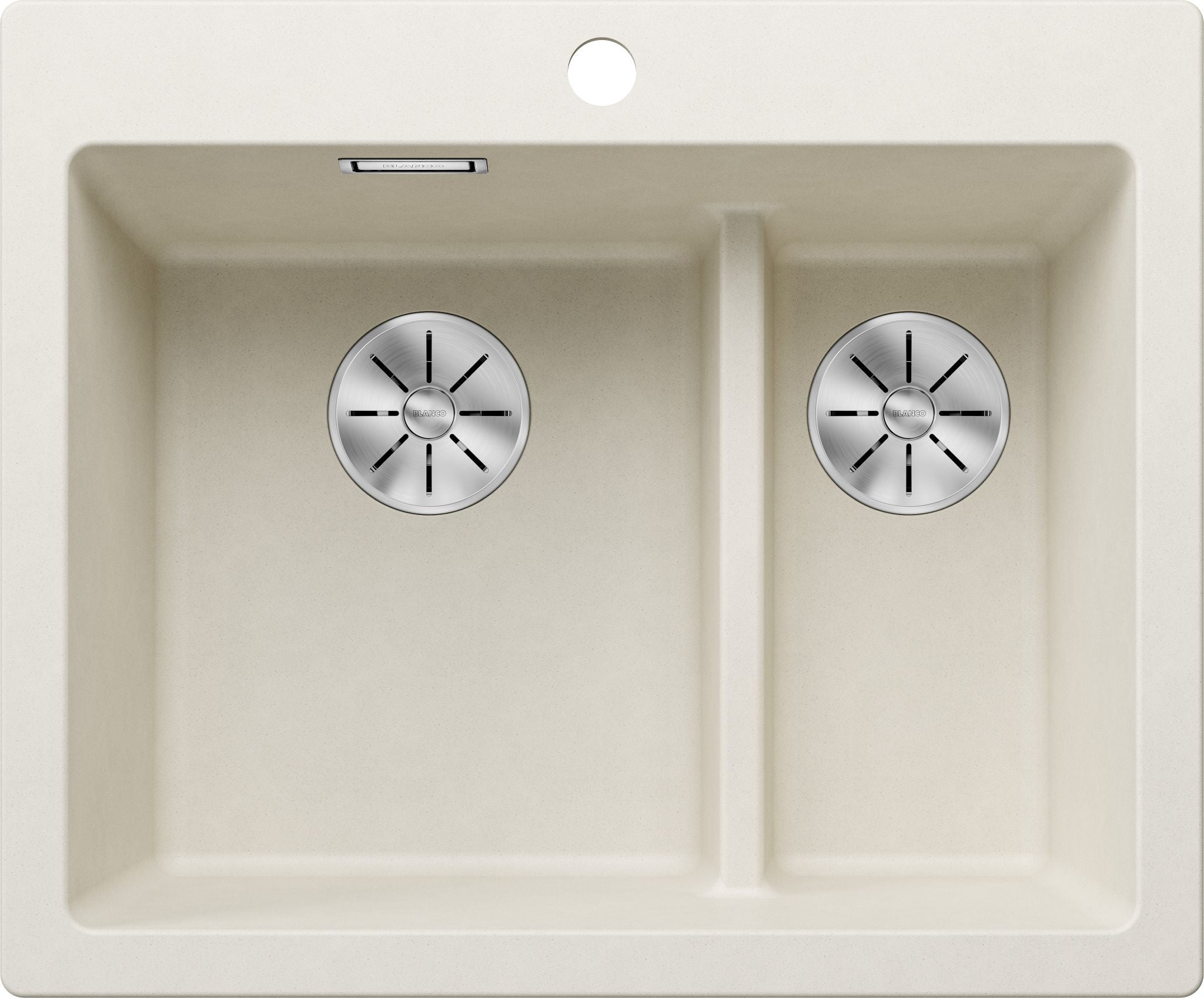BLANCO PLEON 6 Split SILGRANIT ohne Ablauffernbedienung Hauptbecken links softweiß 527139