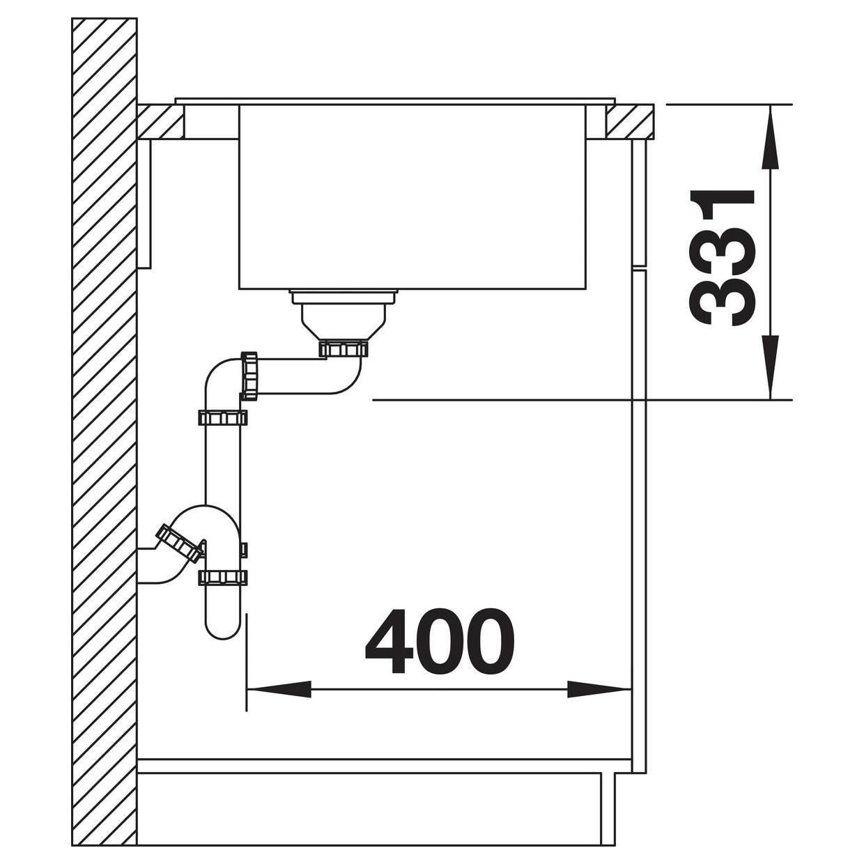 BLANCO PLEON 6 SILGRANIT ohne Ablauffernbedienung softweiß 527772