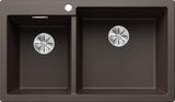 BLANCO PLEON 9 SILGRANIT ohne Ablauffernbedienung Hauptbecken rechts café 523066