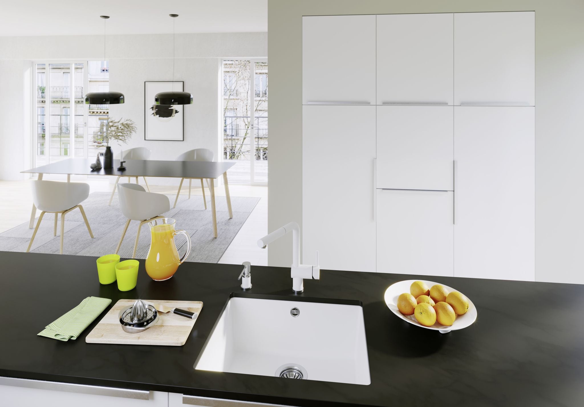 BLANCO ROTAN 500-U SILGRANIT weiß 523076
