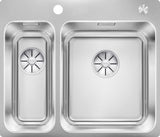 BLANCO SOLIS 340/180-IF/A Edelstahl Bürstfinish mit Ablauffernbedienung Becken rechts 526132