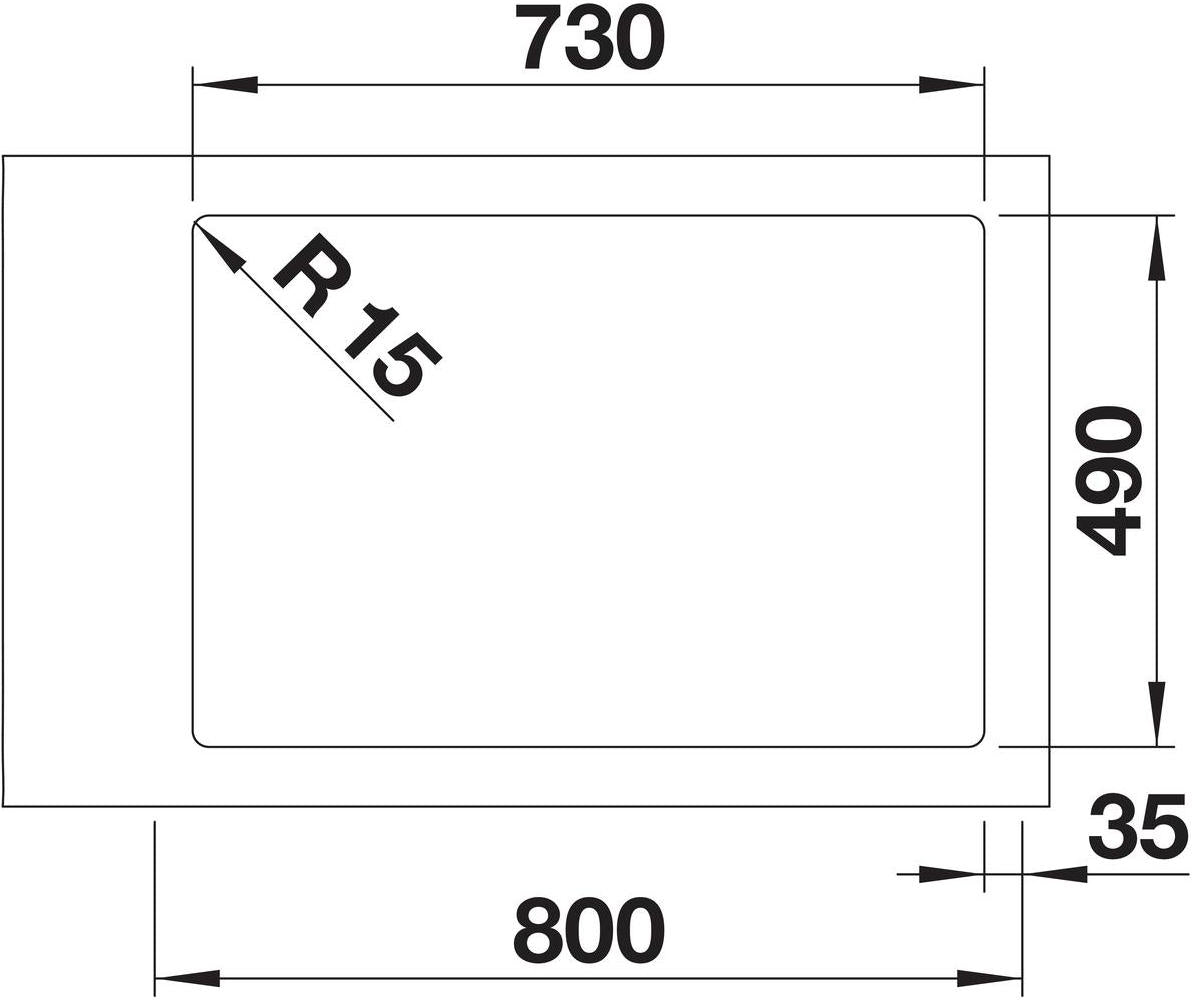BLANCO SOLIS 700-IF/A Edelstahl Bürstfinish mit Ablauffernbedienung 526127