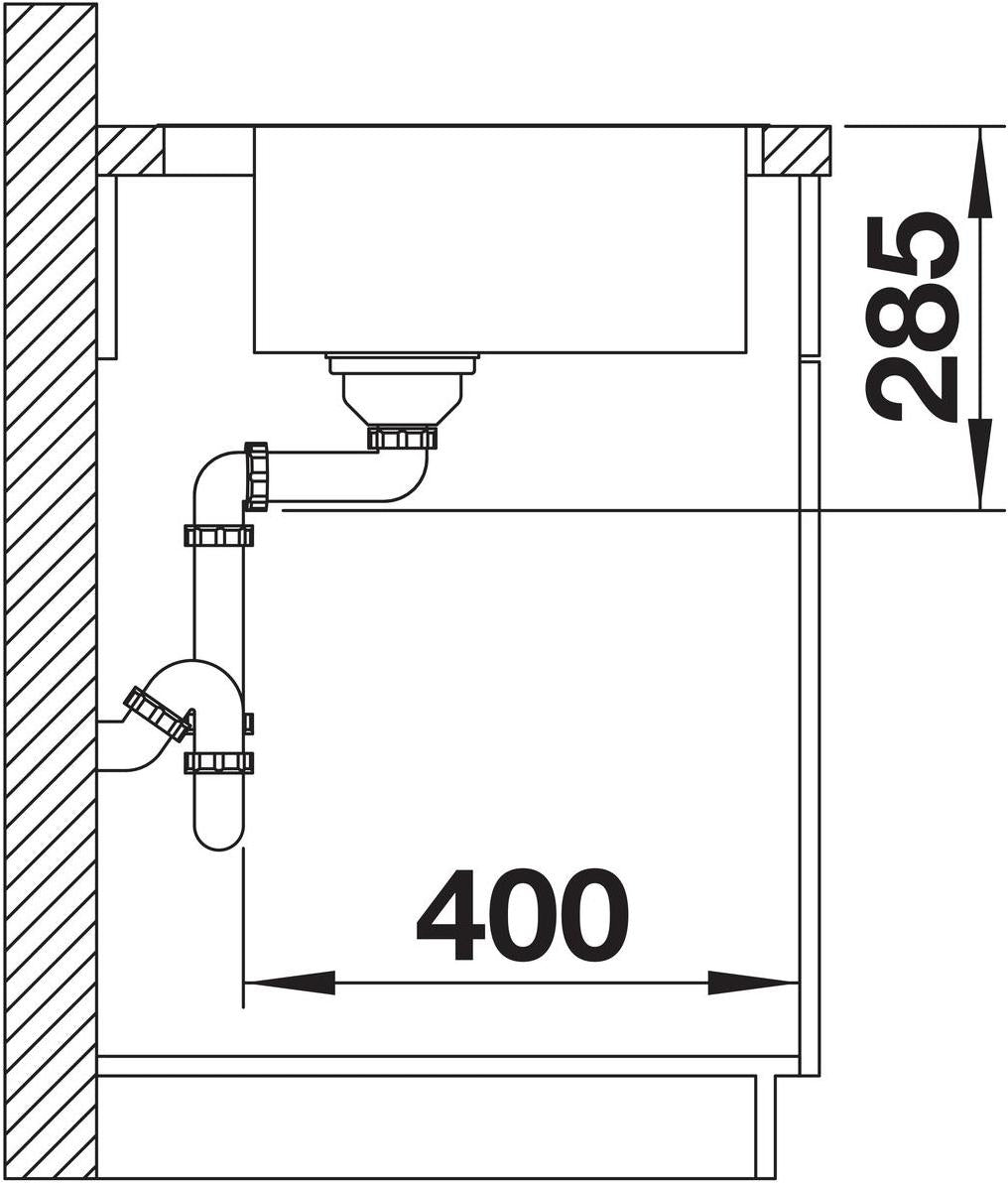 BLANCO SOLIS 700-IF/A Edelstahl Bürstfinish mit Ablauffernbedienung 526127