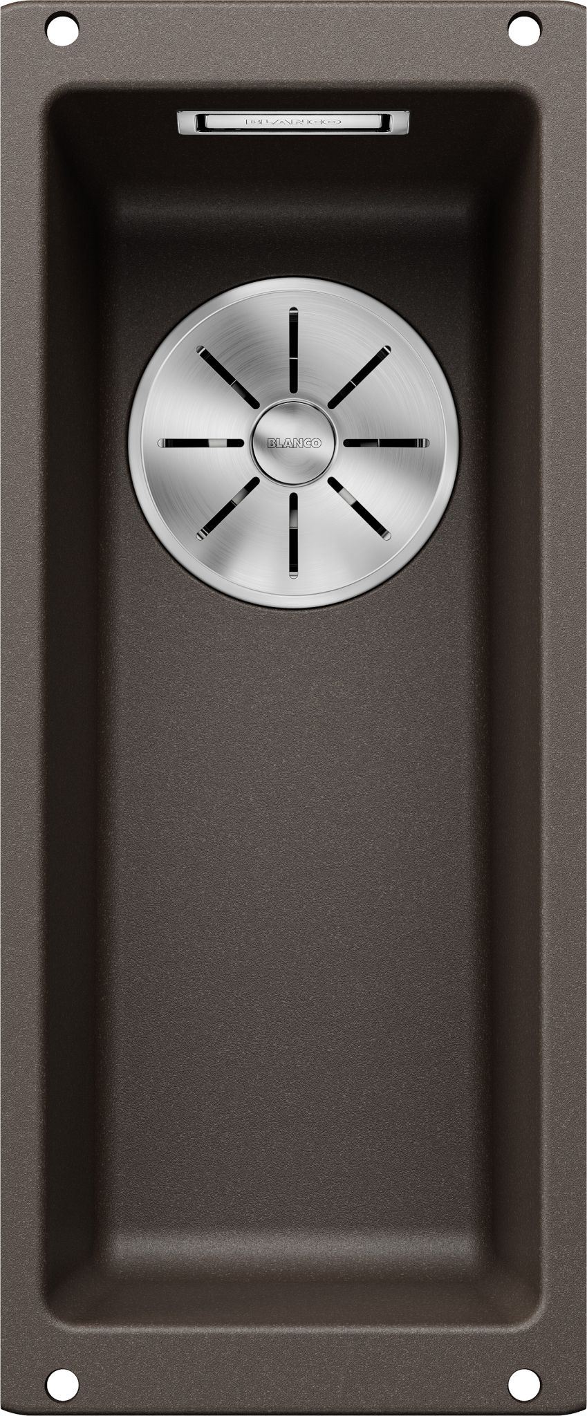 BLANCO SUBLINE 160-U SILGRANIT ohne Ablauffernbedienung café 523405