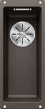 BLANCO SUBLINE 160-U SILGRANIT ohne Ablauffernbedienung café 523405