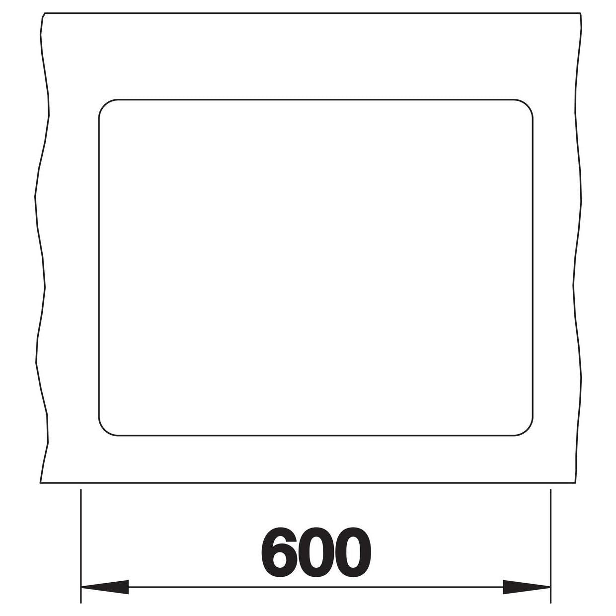 BLANCO SUBLINE 340/160-F SILGRANIT ohne Ablauffernbedienung Hauptbecken links felsgrau 523569