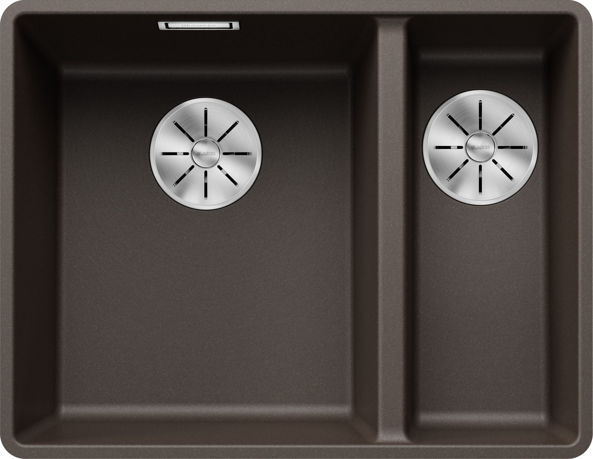 BLANCO SUBLINE 340/160-F SILGRANIT ohne Ablauffernbedienung Hauptbecken links café 523573