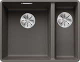 BLANCO SUBLINE 340/160-F SILGRANIT ohne Ablauffernbedienung Hauptbecken links vulkangrau 527344