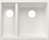 BLANCO SUBLINE 340/160-U Becken re. SILGRANIT ohne Ablauffernbedienung Hauptsbecken rechts weiß 527815