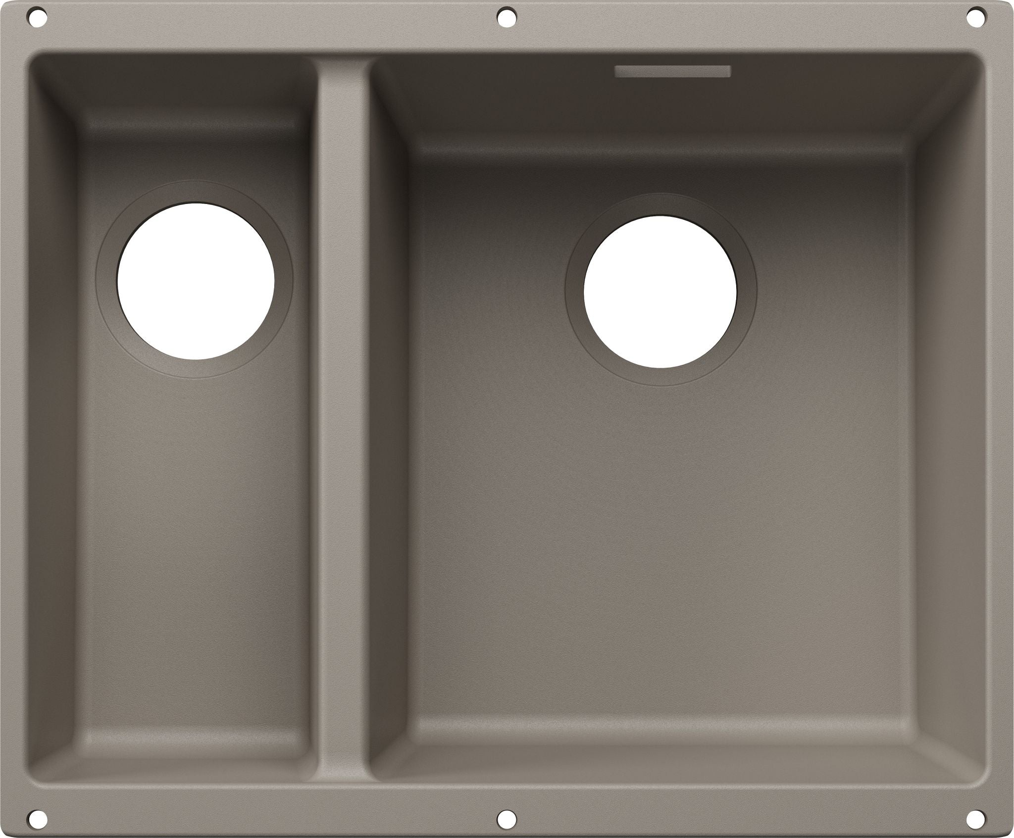 BLANCO SUBLINE 340/160-U Becken re. SILGRANIT ohne Ablauffernbedienung Hauptsbecken rechts tartufo 527817