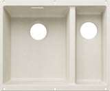BLANCO SUBLINE 340/160-U Becken li. SILGRANIT ohne Ablauffernbedienung Hauptsbecke links softweiß 527820