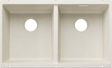 BLANCO SUBLINE 350/350-U SILGRANIT ohne Ablauffernbedienung softweiß 527828