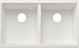 BLANCO SUBLINE 350/350-U SILGRANIT ohne Ablauffernbedienung weiß 527831
