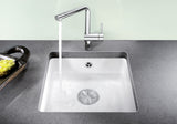 BLANCO SUBLINE 375-U Keramik ohne Ablauffernbedienung basalt 523731