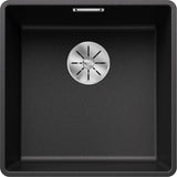 BLANCO SUBLINE 400-F SILGRANIT ohne Ablauffernbedienung anthrazit 523475