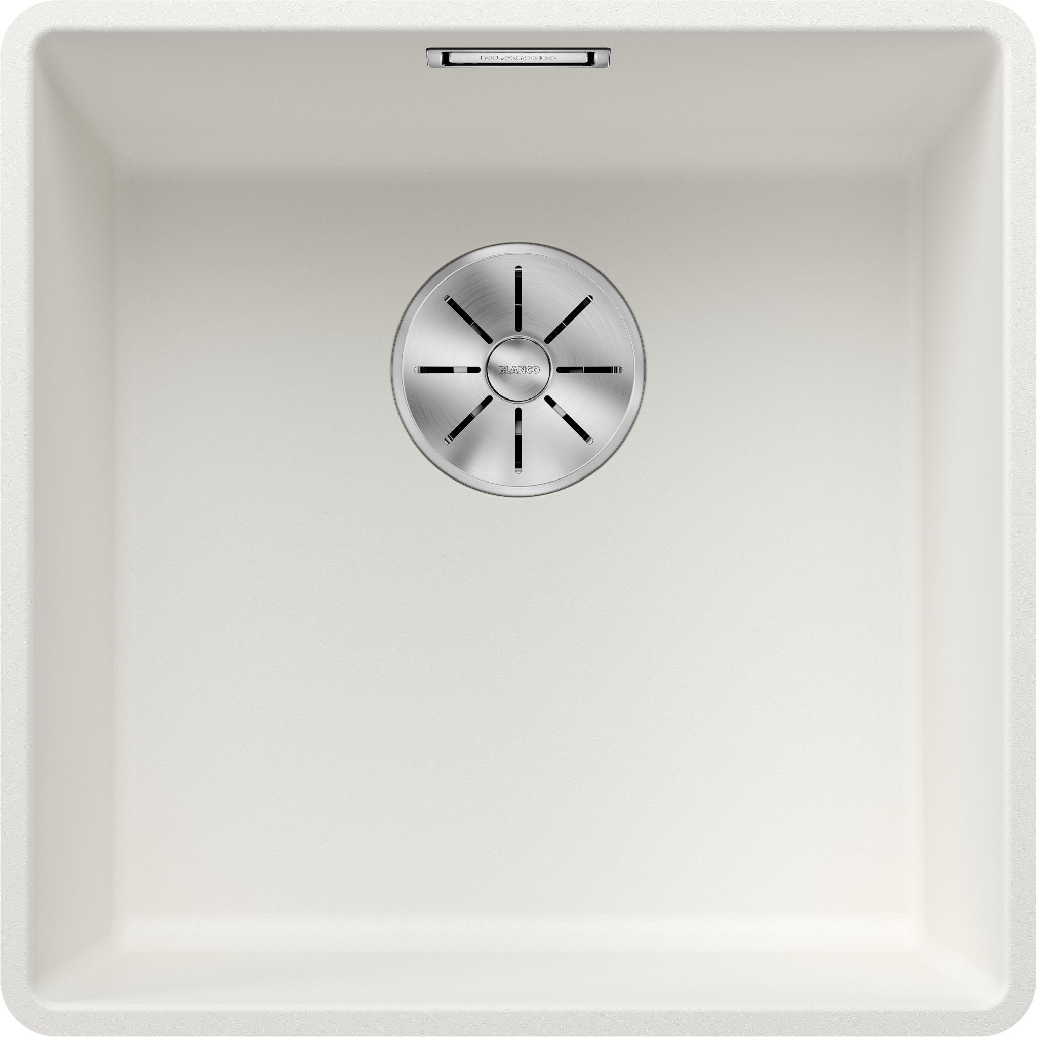 BLANCO SUBLINE 400-F SILGRANIT ohne Ablauffernbedienung weiß 523497