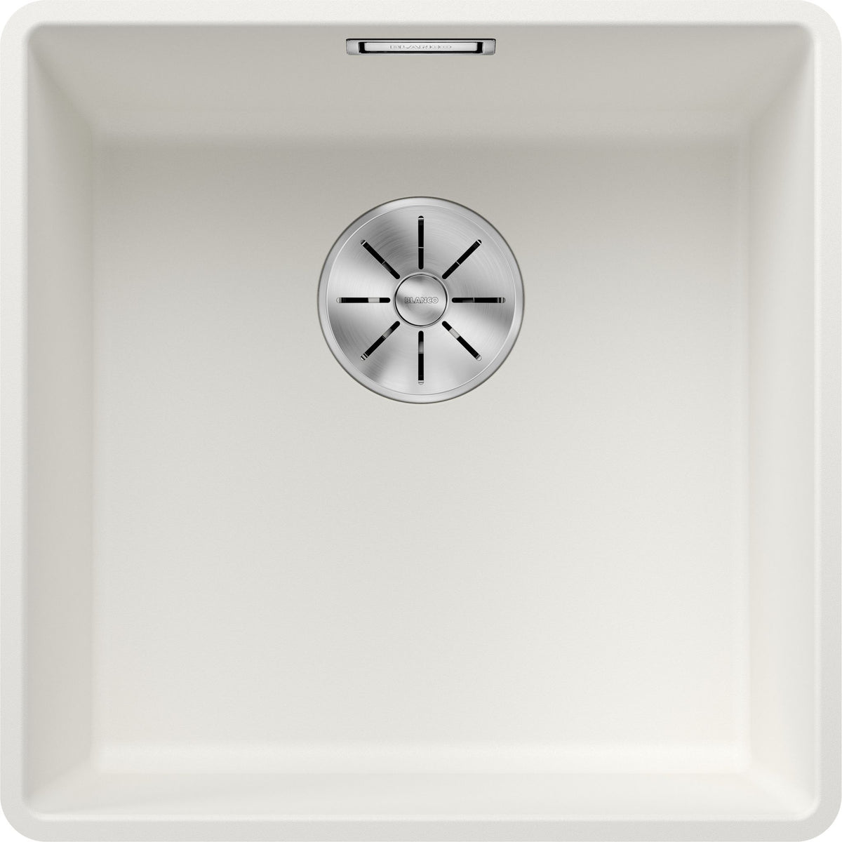 BLANCO SUBLINE 400-F SILGRANIT ohne Ablauffernbedienung weiß 523497