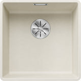 BLANCO SUBLINE 400-F SILGRANIT ohne Ablauffernbedienung softweiß 527165