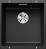 BLANCO SUBLINE 400-U SILGRANIT ohne Ablauffernbedienung anthrazit 523422