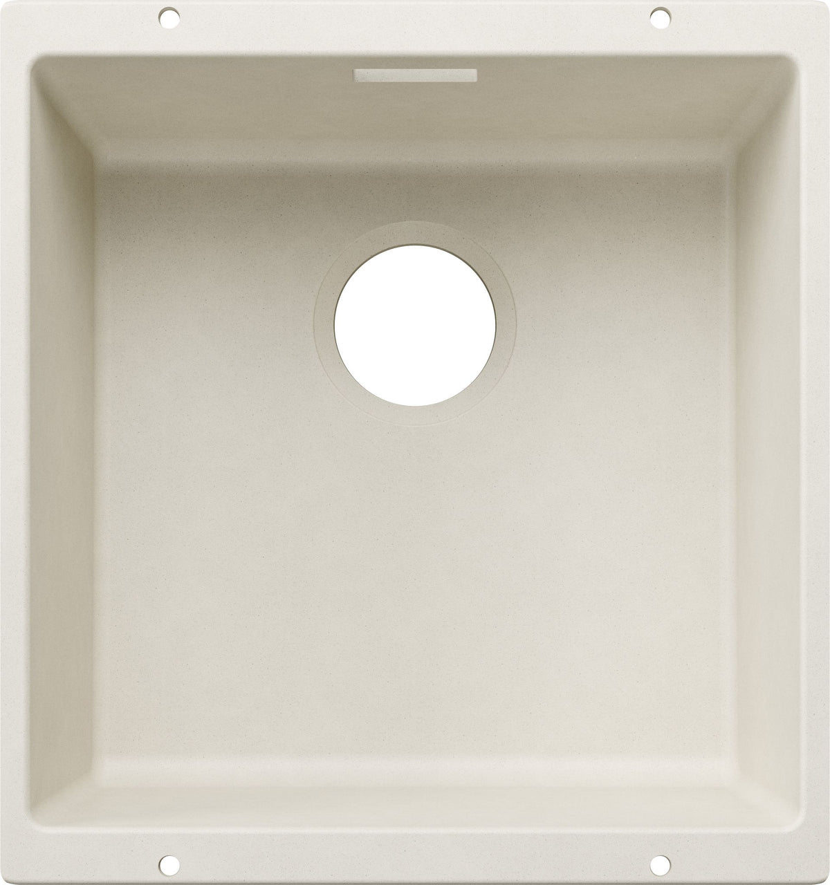 BLANCO SUBLINE 400-U  SILGRANIT ohne Ablauffernbedienung softweiß 527788