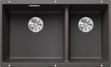 BLANCO SUBLINE 430/270-U SILGRANIT ohne Ablauffernbedienung Hauptbecken links felsgrau 523152