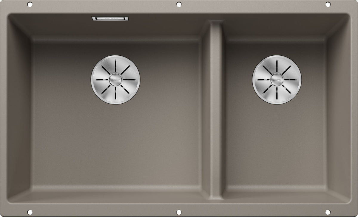 BLANCO SUBLINE 430/270-U SILGRANIT ohne Ablauffernbedienung Hauptbecken links tartufo 523158