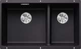 BLANCO SUBLINE 430/270-U SILGRANIT ohne Ablauffernbedienung Hauptbecken links schwarz 525991