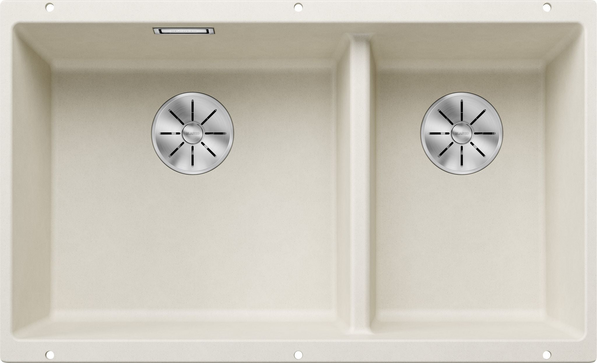 BLANCO SUBLINE 430/270-U SILGRANIT ohne Ablauffernbedienung Hauptbecken links softweiß 527167