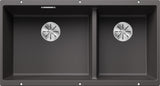 BLANCO SUBLINE 480/320-U SILGRANIT ohne Ablauffernbedienung felsgrau 523585