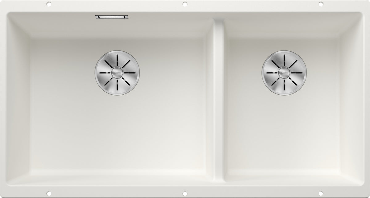 BLANCO SUBLINE 480/320-U SILGRANIT ohne Ablauffernbedienung weiß 523588