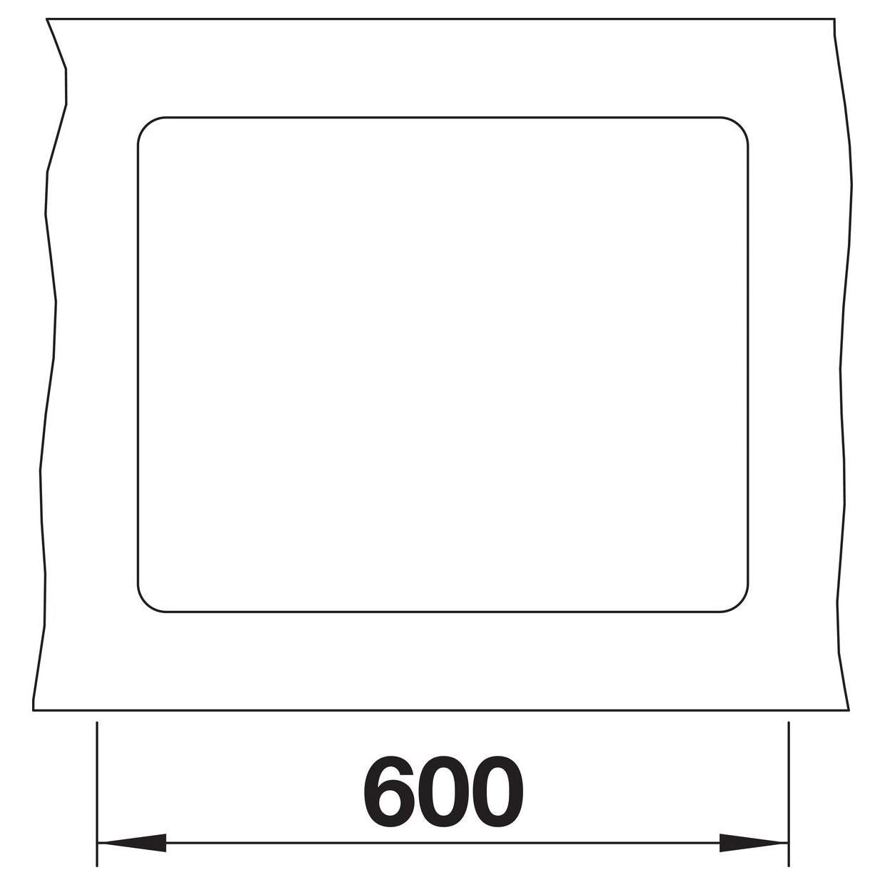 BLANCO SUBLINE 500-F SILGRANIT ohne Ablauffernbedienung anthrazit 523532